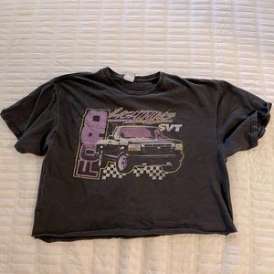 Classic Ford Lightning pickup truck crop tee